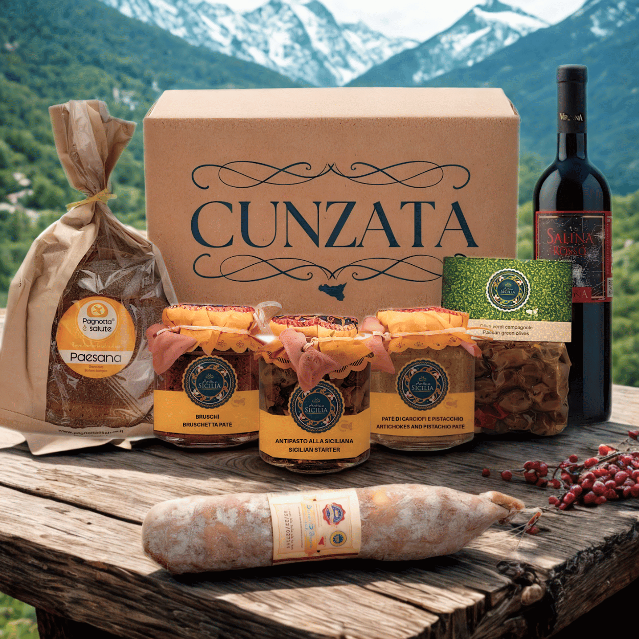 Box Aperitivo - Montagna Cunzata Sicilia