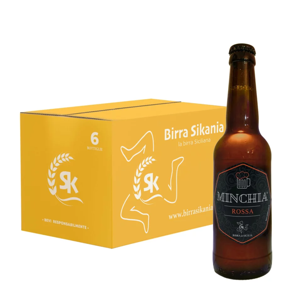 Birra Minchia - Rossa Birrificio Sikania