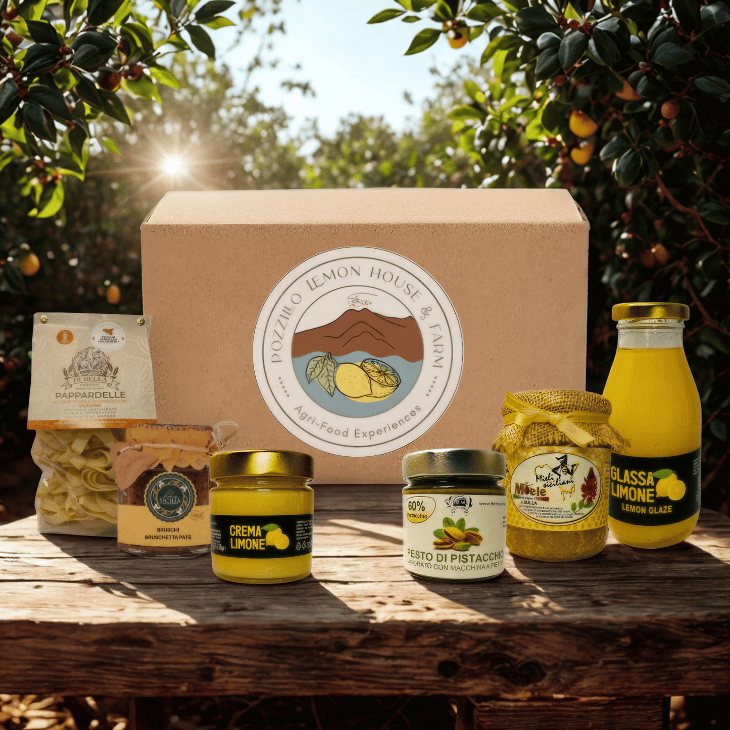 Pozzillo Lemon House Selection Box - Medium Cunzata Sicilia