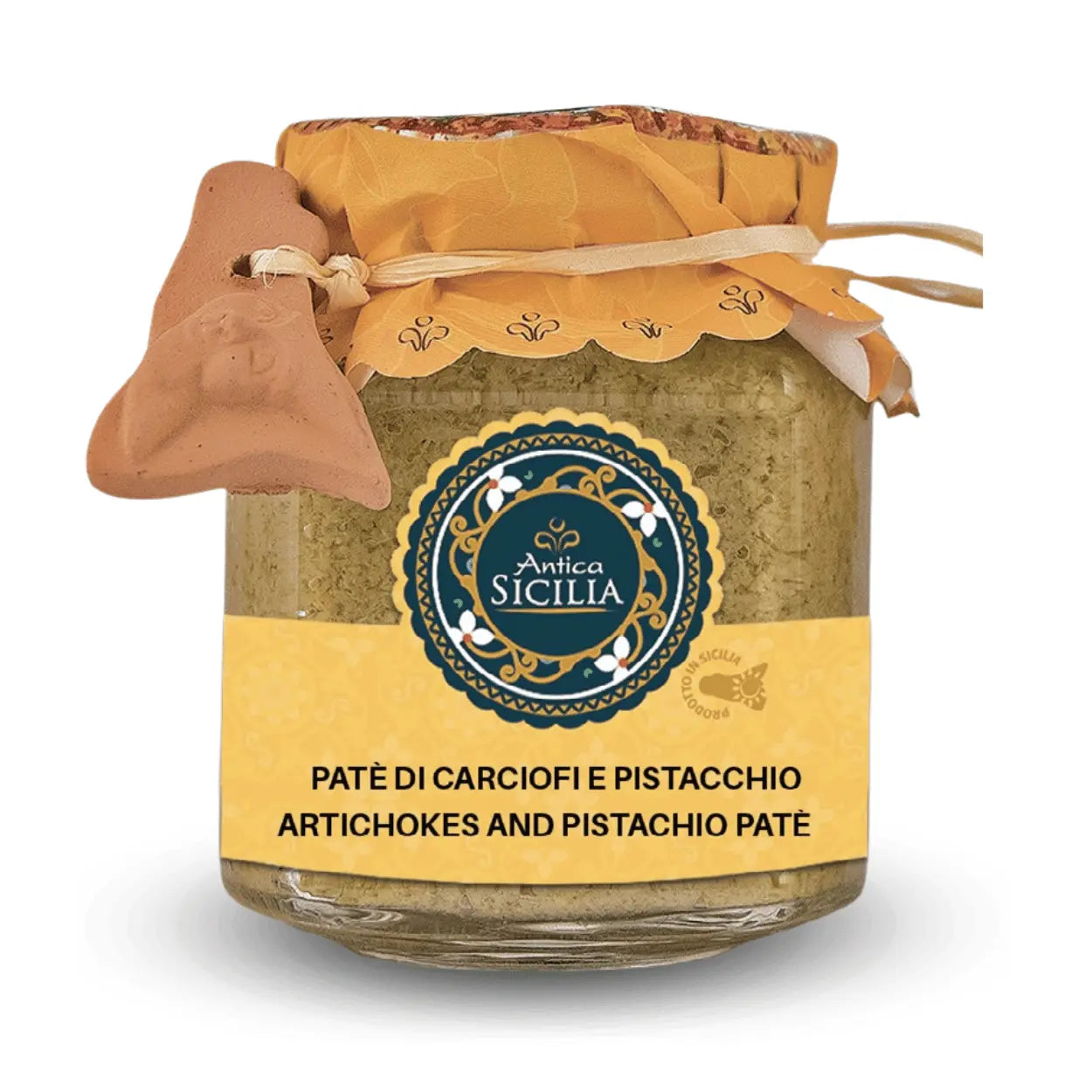 Paté di Carciofi e Pistacchio Cunzata