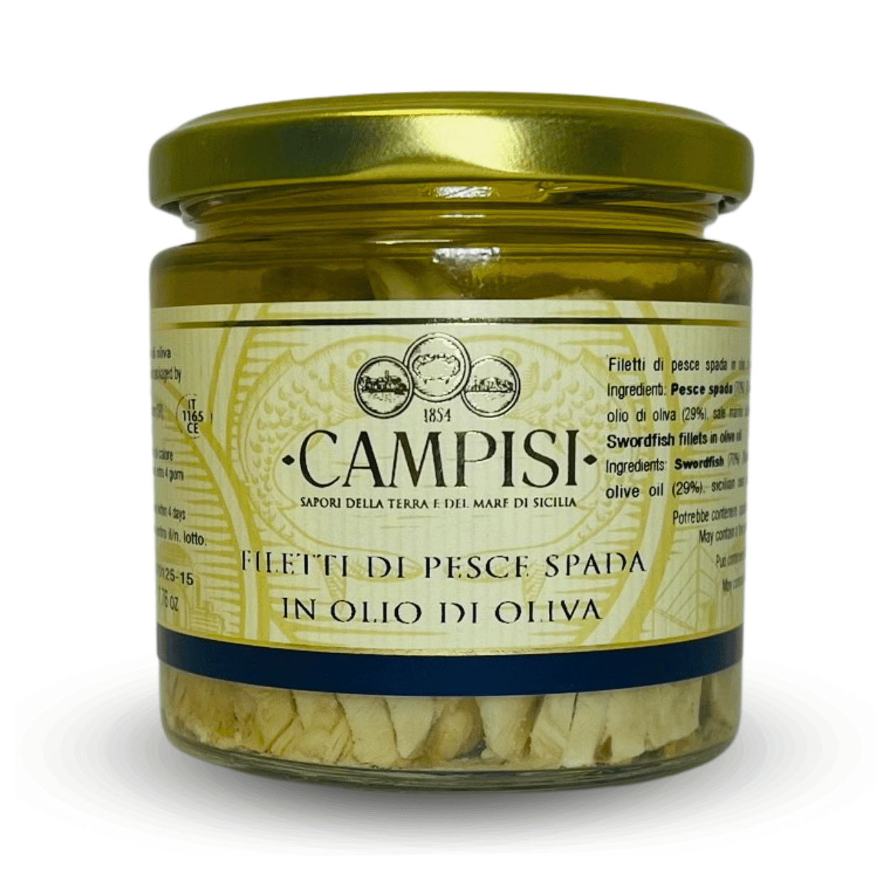 Filetti di Pesce Spada in olio d'oliva Cunzata
