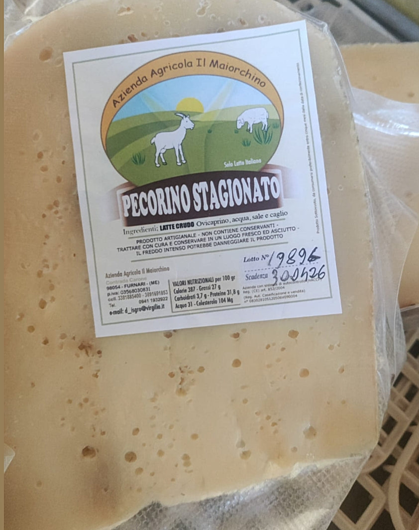 Pecorino Stagionato Cunzata Sicilia