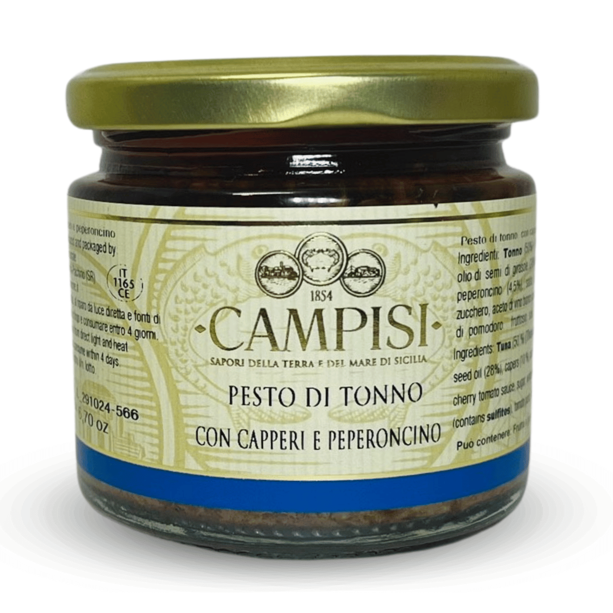 Pesto di Tonno con Capperi e Peperoncino Cunzata