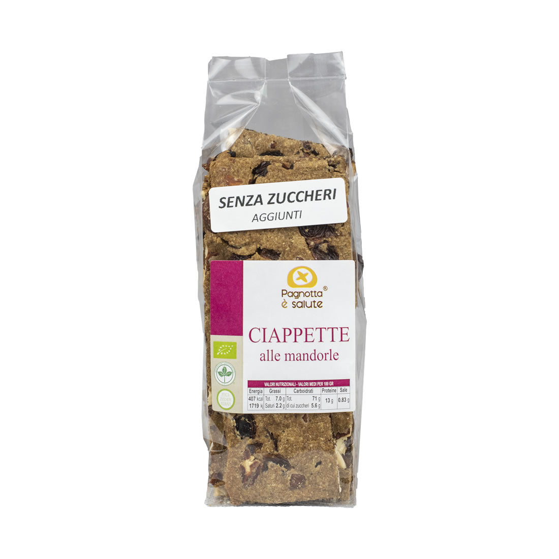 Ciappette alle Mandorle Bio Vegane Cunzata Sicilia