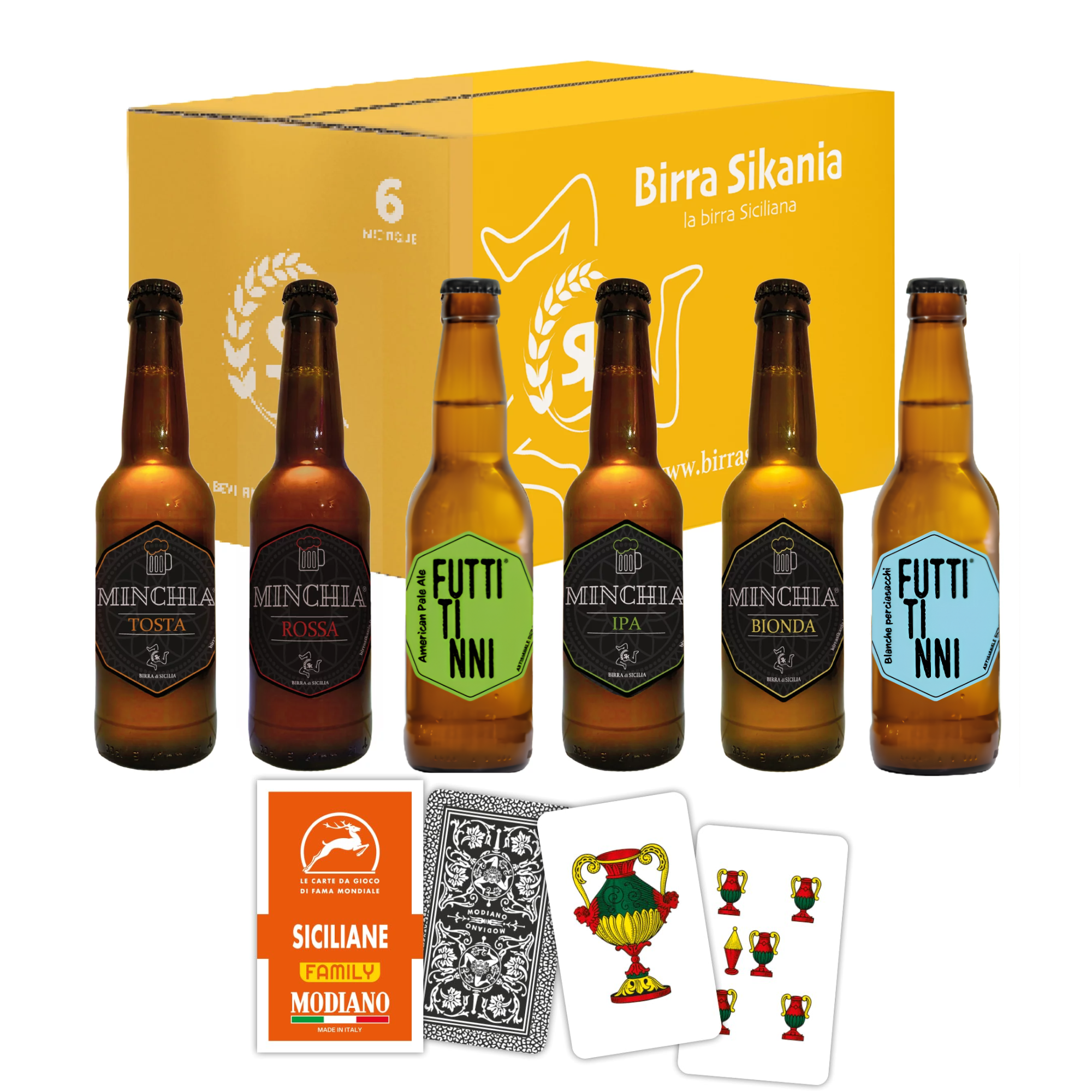 Box Birra + Carte Birrificio Sikania