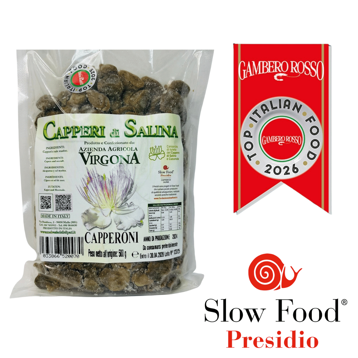 Capperoni di Salina Virgona