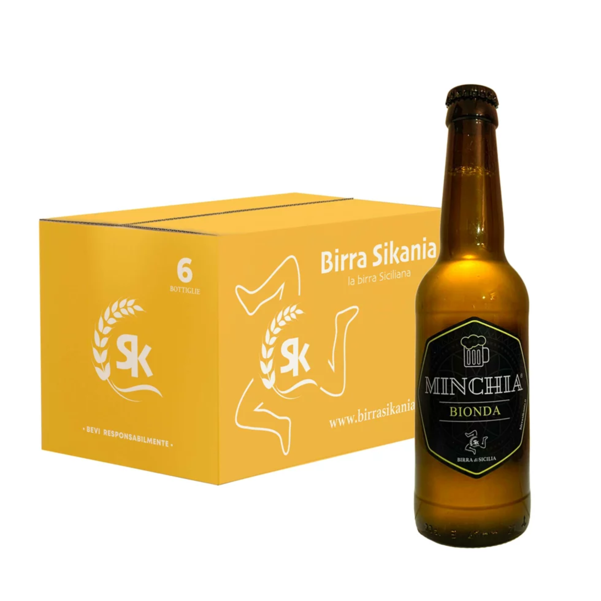 Birra Minchia - Bionda Birrificio Sikania