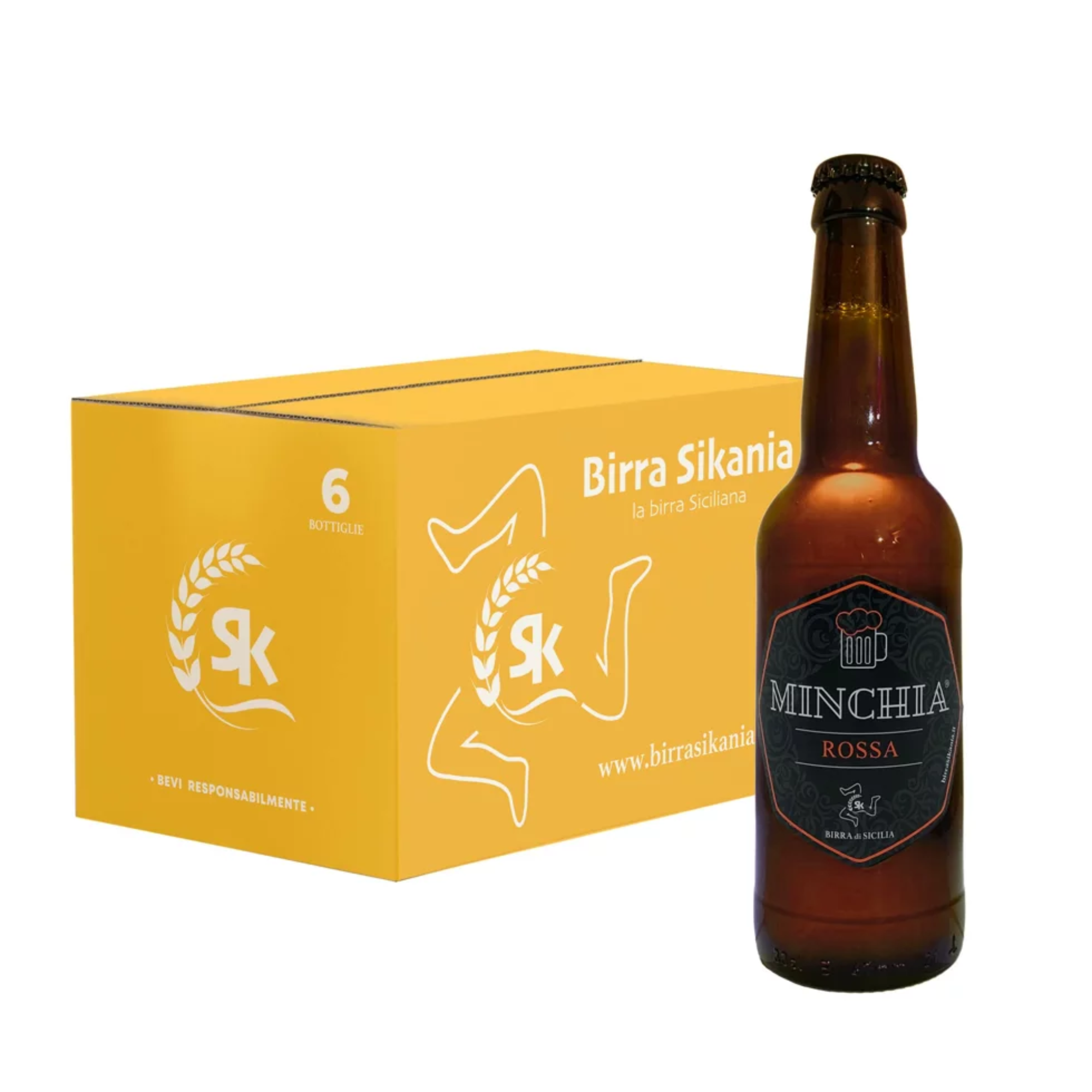 Birra Minchia - Rossa Birrificio Sikania
