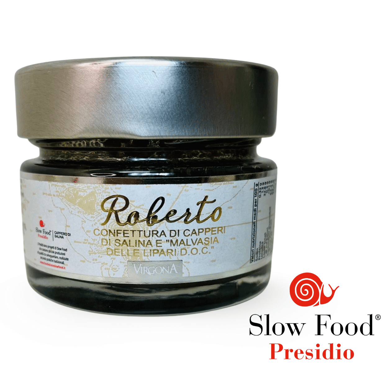 Confettura di Capperi di Salina e Malvasia Cunzata Sicilia