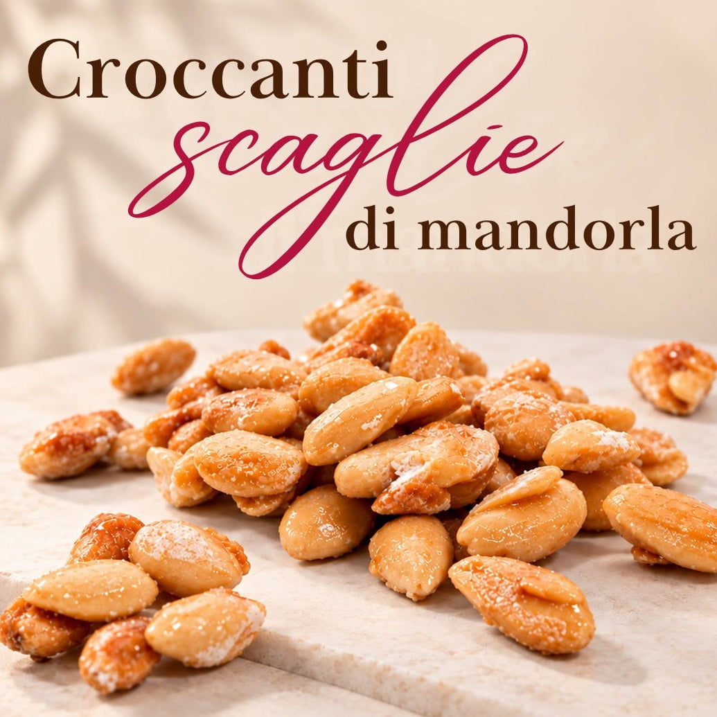 Scaglie di Mandorle al Miele Dolciaria Nicotina