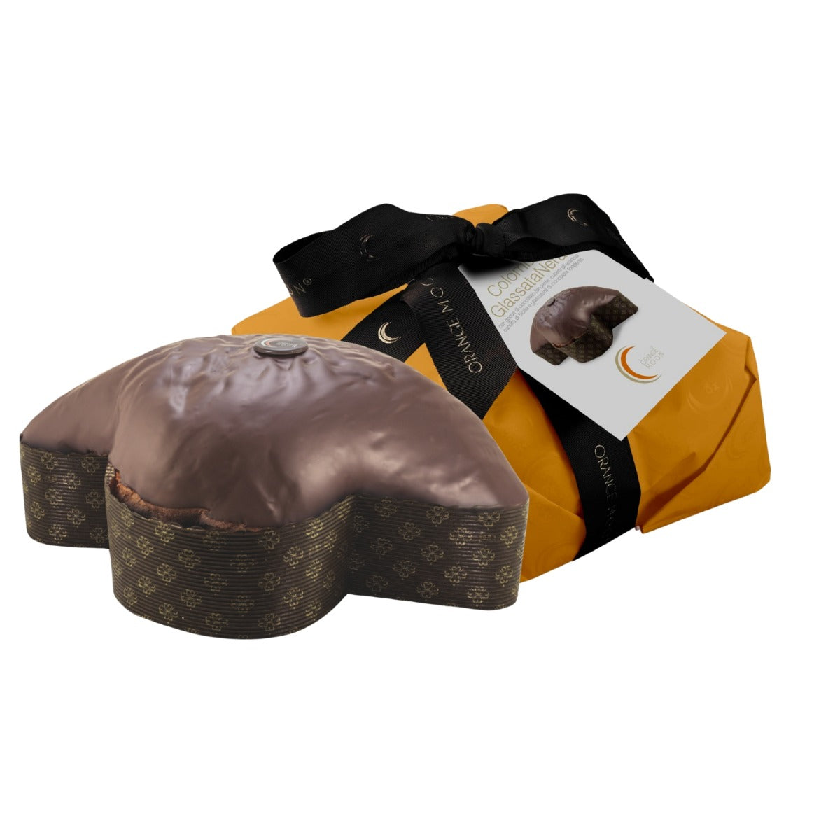 Colomba Glassata Nera Orange Moon
