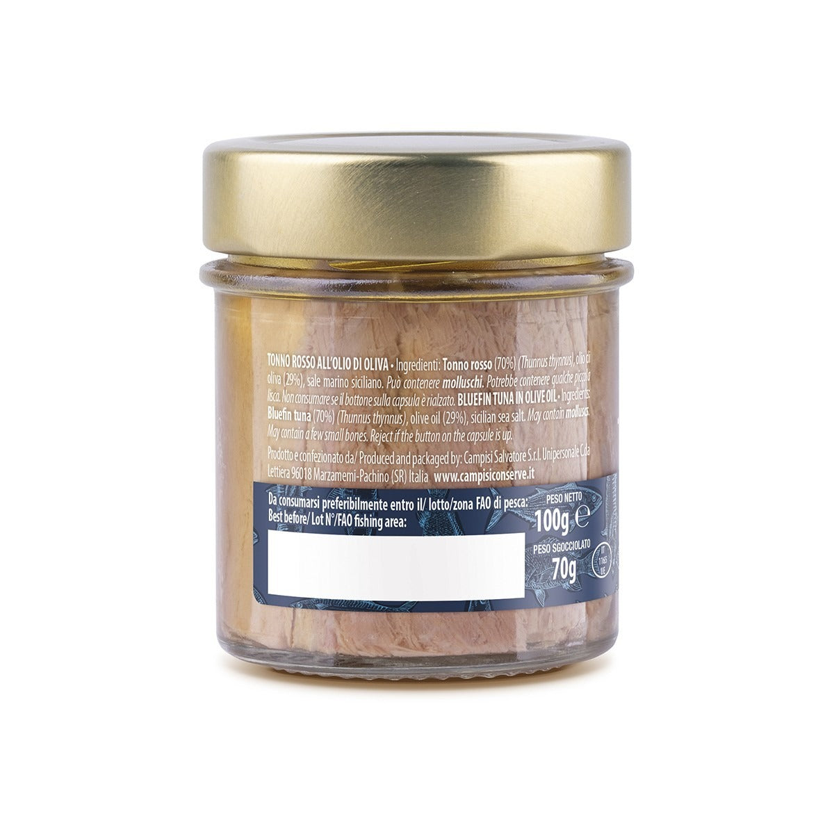 Tonno Rosso in Olio D'Oliva Campisi