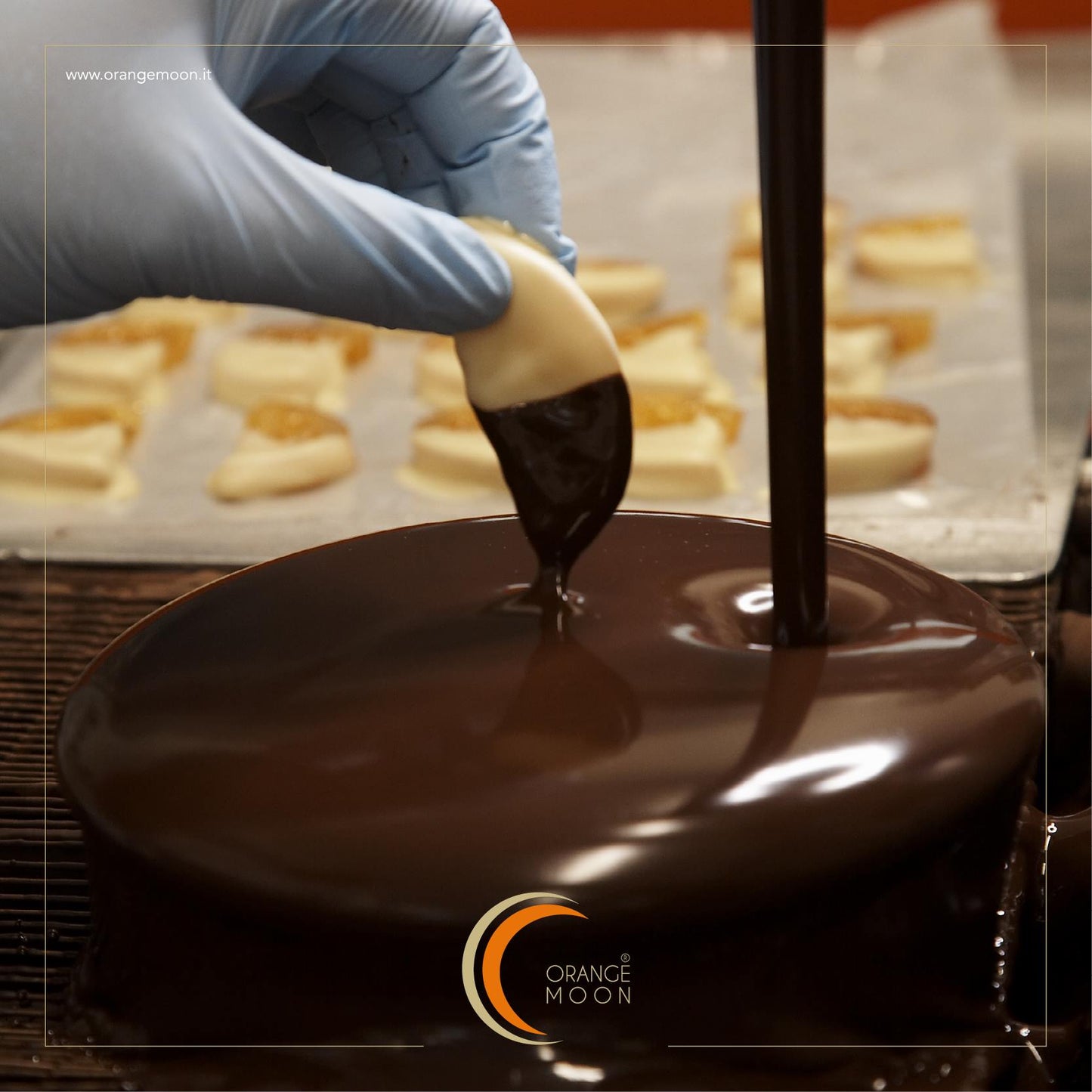 Arance Candite con Cioccolato Bianco e Fondente Orange Moon