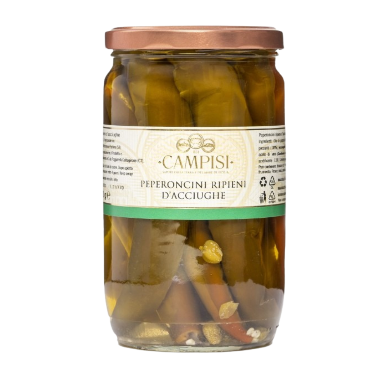 Peperoncini Ripieni D'Acciughe Campisi