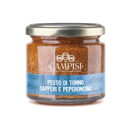 Pesto di Tonno con Capperi e Peperoncino Cunzata