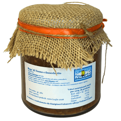 Ragù di Tonno e Finocchietto Selvatico Cunzata