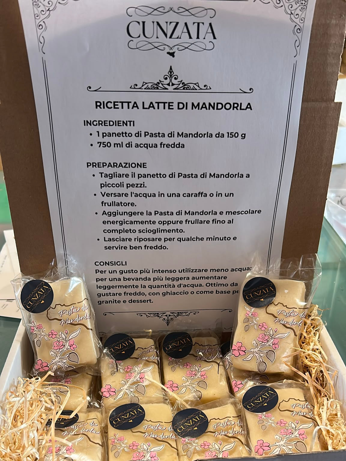Panetto di Pasta Di Mandorla Pasticceria Terranova