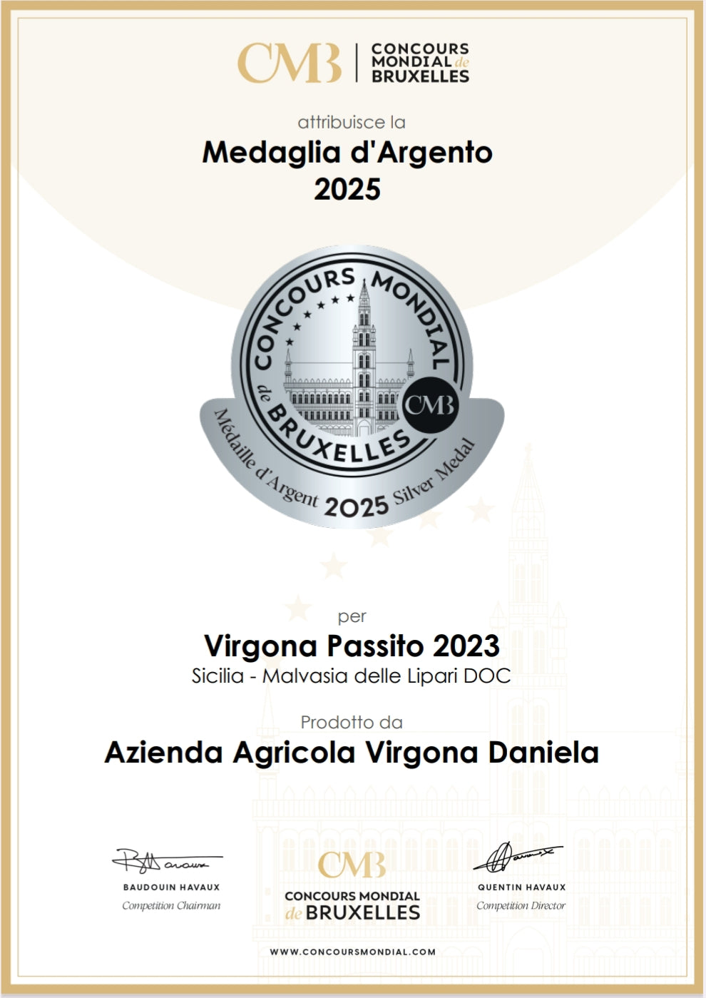 Malvasia delle Lipari D.O.C. Passito Cunzata