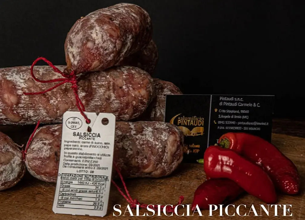 Salsiccia Stagionata Piccante Cunzata
